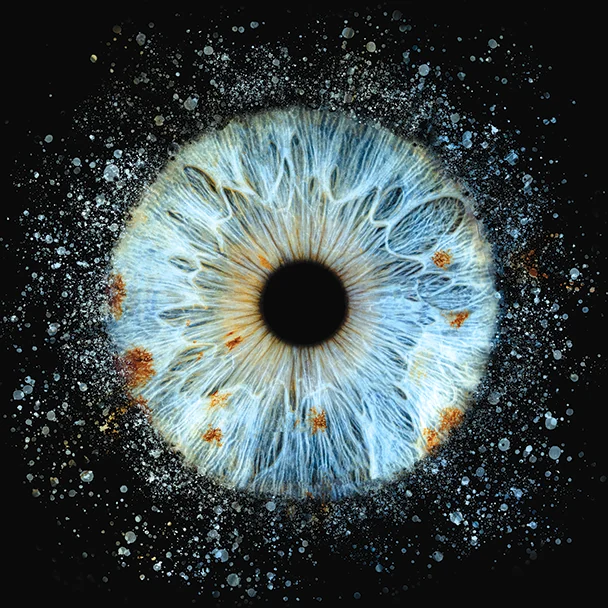 Single iris art